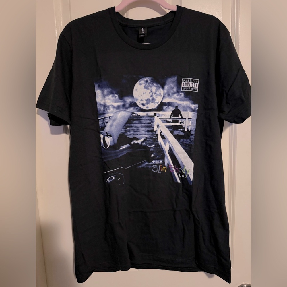 Eminem, Slim Shady LP (Actual Tour Overrun) Very Rare Mens Medium Concert Tee!